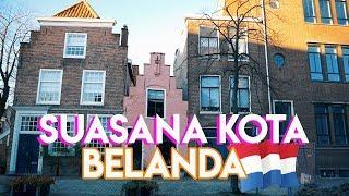 BIKIN BETAH SUASANA KOTA DI BELANDA  LEIDEN  ALTERNATIVE FOR AMSTERDAM  REZZVLOG ENGLISH SUB