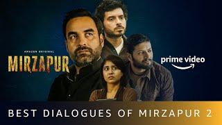 Best Dialogues of MIRZAPUR 2  Pankaj Tripathi Ali Fazal Divyenndu  Amazon Prime Video
