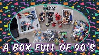 She Saved Me A Box of 90s Toys  Estate Sale Hunting