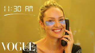 How Top Model Candice Swanepoel Gets Runway Ready  Diary of a Model  Vogue