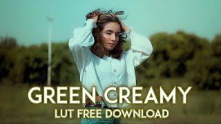 Cinematic Green Creame Lut Free For DaVinci Resolve 18.6