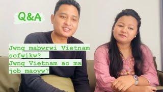 Question & Answer Video Khow Naidw  Career Journey  Bodo Family living in Vietnam