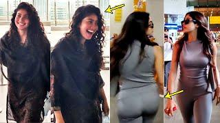 Sai Pallavi FUNNY Reaction After Seeing Janhvi Kapoor @ Mumbai Airport  Devara  Filmylooks