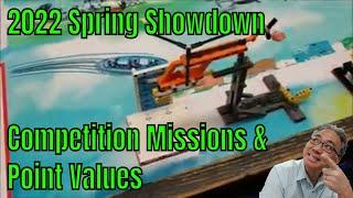 Spring Showdown Competiton Mission & Point Values