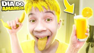 24 Horas comendo TUDO Amarelo