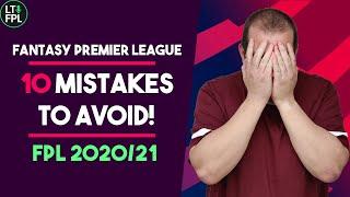 10 Fantasy Premier League mistakes TO AVOID  FPL Tips 202021