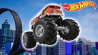 Hot Wheels Monster Trucks Heat Up on the Hottest Courses  - Monster Truck Videos for Kids