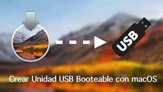 Crear instalador USB Booteable de macOS Cualquier versión