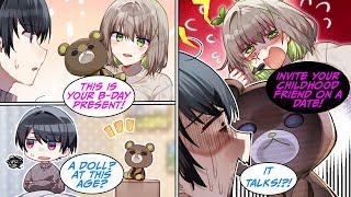 ［Manga dub］I got a teddybear that talks from my childhood friend on my birthday［RomCom］