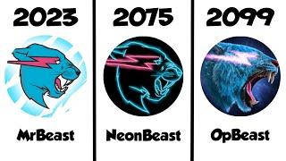 MrBeast Logo Evolution  2012 - 2100