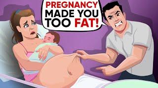 My Sporty HUSBAND SHAMES ME For PREGNANCY BELLY - @AniMatters.official