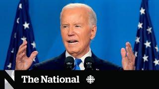 Joe Biden grilled about his age fitness at post-NATO news conference