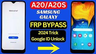 Samsung A20A20s Frp Bypass 2024 Without Pc  SM-A207F  SM-A205F Google Account Bypass Android 11