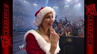 Stacy Keibler vs. Torrie Wilson - Eggnog Match  WWF RAW 2001