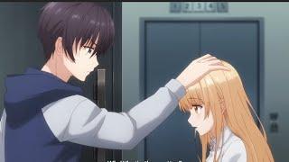 Amane patting Shiina  The Angel Next Door Spoils Me Rotten Episode 5