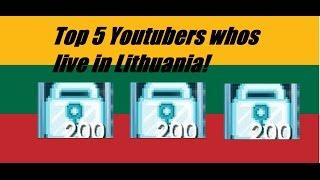 Growtopia - Top 5 Lithuanian Growtopia Youtubers