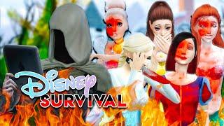 Which DISNEY PRINCESS can SURVIVE?  Survival House  The Sims 4