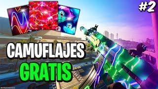 MEJORES Camuflajes *GRATIS* WARZONE ANIMADOS Y BRILLANTES PARTE 2