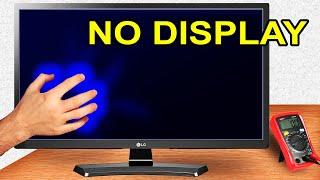 LED TV Panel Repair No Light  & No Picture on The Screen Backlight OK. SM4186 IC Datasheet