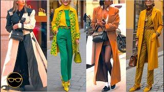 How to Dress like Italians Milan November Street Style Chic Outfit from the Most expensive Street