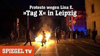 Proteste wegen Lina E. - »Tag X« in Leipzig  SPIEGEL TV