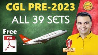 SSC CGL PRE 2023 MATHS ALL 39 Sets by RAJA SIR  SSC CGL PRE 2023 Previous Year Questions