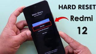 How To Hard Reset Redmi 12 Remove Screen Lock PatternPinPassword  Xiaomi Redmi 12 Factory Reset
