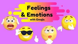 Educational video - Feelings and Emotions with Emojis - English for Kids.