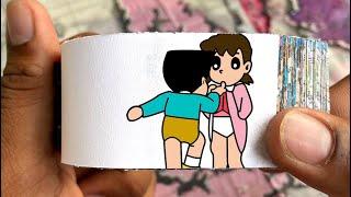 Doraemon Cartoon Flipbook #157  Suneo Lifts Shizuka Skirt Flip Book  Flip Book Artist 2023