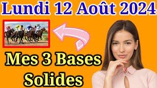 Lundi 1208 Pronostics Quinté + PMU Découvrez mes Bases Incontournables + Chevaux de Complément