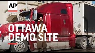 Protester Were not leaving Ottawa demo site