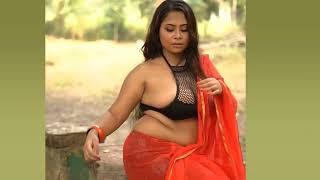 saree fashion Hot  Red Heart Entertainment  saree girl  hot  saree