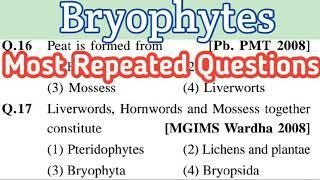 bryophytes  bryophytes mcq  plant kingdom mcq  most repeated questions 22