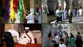 Iraqi Yezidis at the Lalish temple to celebrate the autumn assembly  AFP