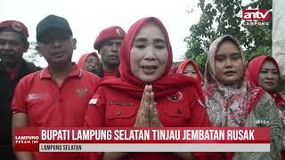 Bupati Lampung Selatan Tinjau Jembatan Rusak