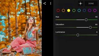 Lightroom Dark Yellow Photo Editing 2023  Lightroom Photo Editing Tutorial  Lr Free Photo Editing