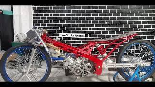 Yamaha 125z dragbike set up and concept