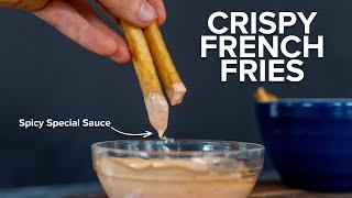 how to make Crispy French Fries at home