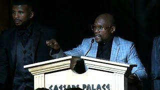 Floyd Mayweather Jr. Accepts Fighter of the Year Award at Nevada Boxing Hall of Fame Full Speech