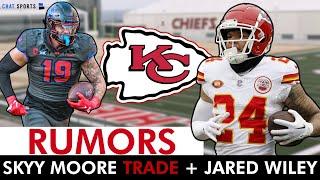 Skyy Moore TRADE To Eagles? + Jared Wiley Breakout Campaign  Kansas City Chiefs Rumors & News
