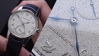 This Watch Will Leave You Speechless  Moritz Grossmann Hand Engraved TREMBLAGE