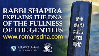 Rabbi Shapira Explains The DNA of the Fullness of the Gentiles from his upcoming book