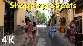 Seville City Center Shopping Streets - 4K Virtual Walking Tour 2022 Spain 