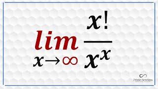 Limit of x over  x^x as x goes to infinity