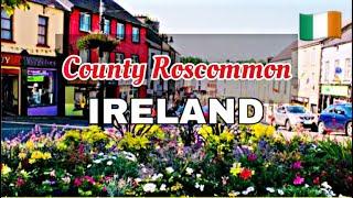 Roscommon County Ireland 4k Revolution  Town Tour longford to Roscommon 29 Km Drive #ireland