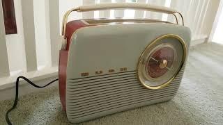 Vintage Bush MB60 valve radio c1958.  Not a TR82 transistor set