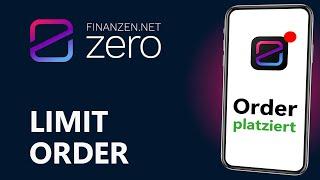 Limit Order  finanzen.net zero Tutorial