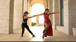 Romeo Santos ROSALÍA - El Pañuelo  Bachata Dance  Magda & Valeria