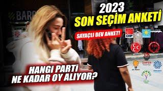 2023 Milletvekilliği Son Seçim Anketi  Partiler Ne Kadar Oy Alıyor? Antalya