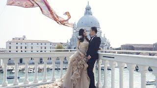 Venice Wedding on a Luxury Panoramic Terrace overlooking the Grand Canal.